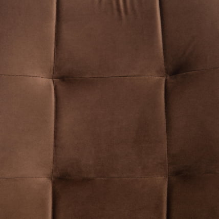 Стул CХИЛЛЙ (мод. 7095) ткань/металл, 45кс53х88 см, высота до сиденья 50 см, коричневый баркхат 12/черный / CHILLY (mod. 45x53х88 barkhat_6