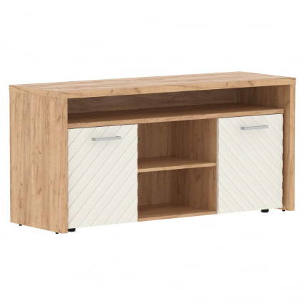 Тумба с фригобаром Торр ЛУКС ТЛТФ-3Д Дуб Бофорд Латте / Torr LUX TLTF-3D_0