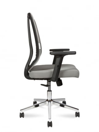 Кресло офисное ТЕМА СХРОМЕ ЛБ Серый / TEMA СHROME LB_2
