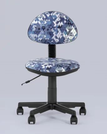 Кресло компьютерное детское УМКА абстракция Синий_3