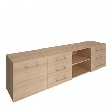 Тумба модульная четырехсекционная ЙАЛТА ЛТ-ТС 4.1Л Акация Лорка / YALTA LT-TS 4.1L_0