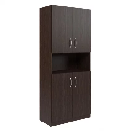 Шкаф с 2-мя комплектами глухих малых дверей СР-5В.4 (Легно Темный) / SR-5W.4_0