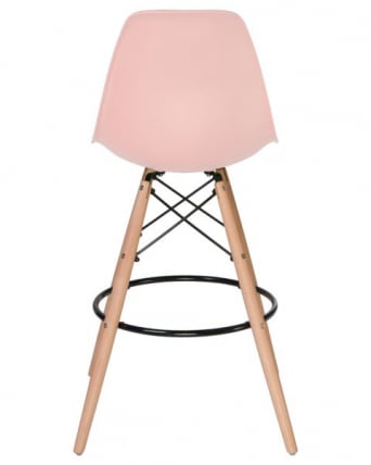 Стул барный ДОБРИН ДСВ БАР (ножки светлый бук, цвет сиденья светло-розовый (ПК-02)) 2 шт / DOBRIN DSW BAR (PK-02))_5