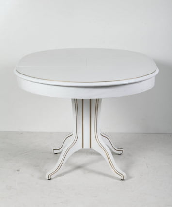 Стол обеденный Орион-5 (д1100) тон 1 с золотой патиной / (d1100)_2