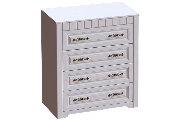 Комод Прованс 07 Бодега белая Платина премиум_0