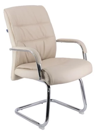 Кресло для посетителей Бонд CФ экокожа Бежевый / Bond CF_0