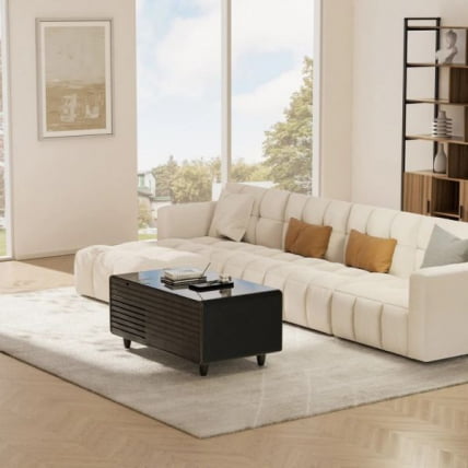 Умный кофейный столик с холодильником ЕУРЕКА ТБ90, Блаcк / EUREKA TB90, Black_9