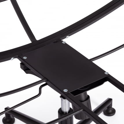 Кресло CЛОУДЕ рогожка/металл, 97х98х90-96см, серо-бежевый, 3М 16/2 / CLOUDE 3M_11