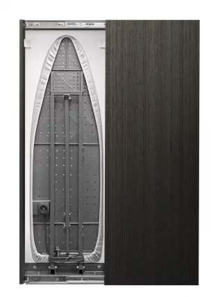 Шкаф со встроенной гладильной доской Ирон Слим Еко (правый, купе) Венге / Iron Slim Eco_0