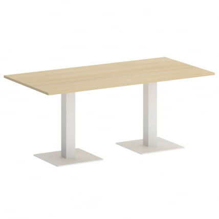 Стол прямоугольный ХОМЕ ОФФИCЕ ВР.СП-5-180.2 Акация Лорка/Белый металл / HOME OFFICE VR.SP-5-180.2_0