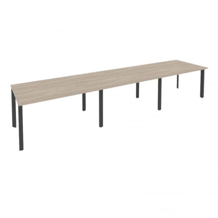 Стол переговорный (3 столешницы) ОНИКС О.МП-ПРГ-3.3 Дуб Аттик/Антрацит / ONIX O.MP-PRG-3.3_0