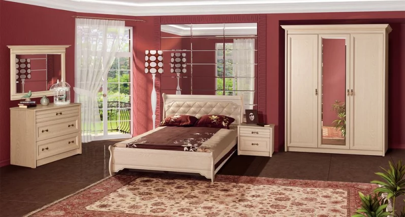 Спальня Вариант №2  Дуб гарвард_0