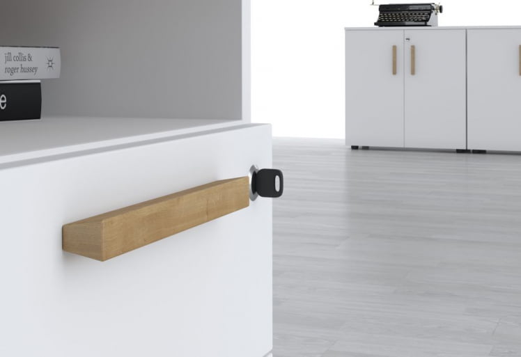 Тумба для оргтехники Форта ФПС 806 Белый премиум / Forta FPS_1