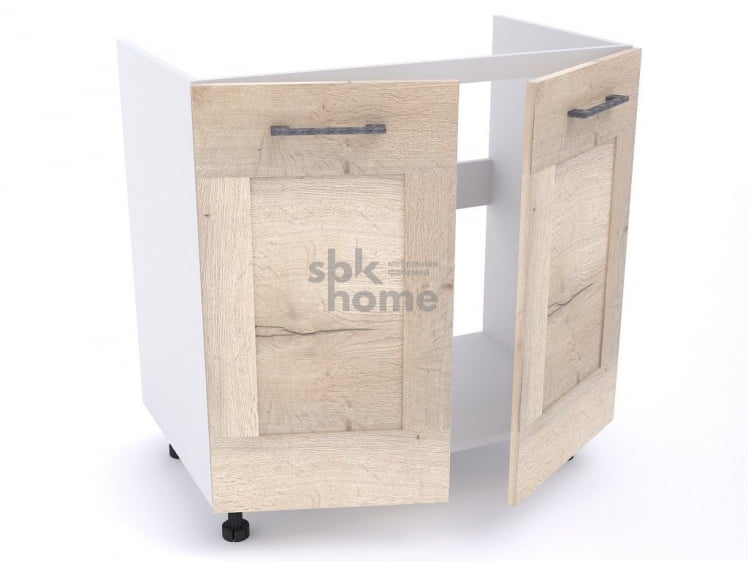 Стол под мойку СМ-80, Дублин (800*470*820) Дуб галифакс белый, 21613_1