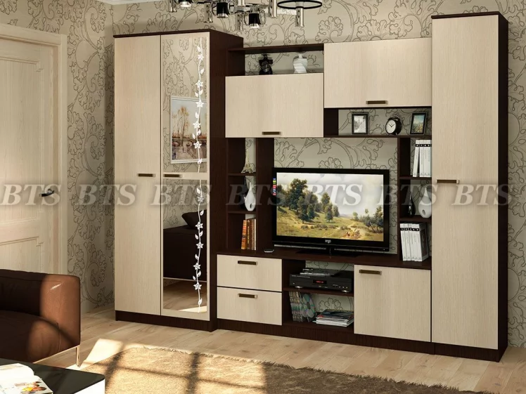 Гостиная Флора (БТС) Венге/лоредо / (BTS)_2