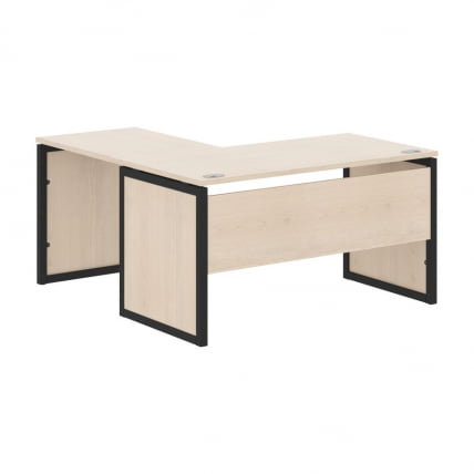 Стол письменный угловой правый КСТЕН-КП КСКПCТ 1415 Р Бук Тиара Антрацит / XTEN-QP XQPCT R_0