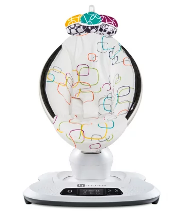 Электронное кресло-качалка 4Момс Мамароо 4.0 Серый плюш / 4Moms Mamaroo_8