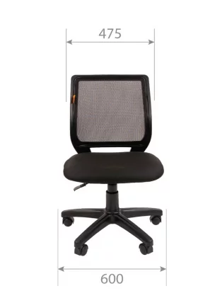 Кресло для оператора Чаирман 699 БЛ Оранжевый / Chairman_3