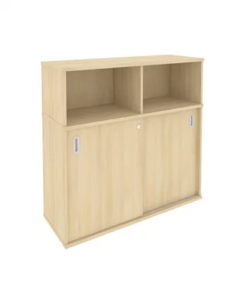 Шкаф-купе приставной Метал Сйстем Б.ШК-3 Акация/Белый / Metal System_0