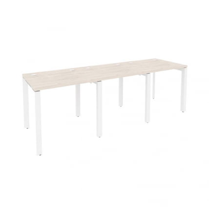 Рабочая станция на П-образном м/к ОНИКС О.МП-РС-3.0.7 Денвер Светлый/Белый / ONIX O.MP-RS-3.0.7_0