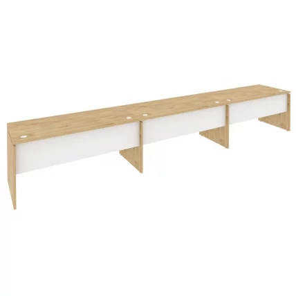 Рабочая станция ОНИКС О.РС-3.4.7 Тиквуд Светлый/Белый / ONIX O.RS-3.4.7_0