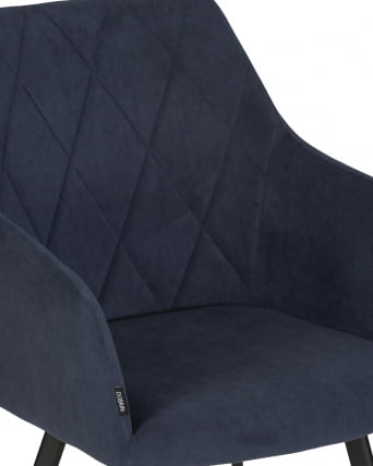 Стул обеденный ДОБРИН РОБЙ велюр Катаниа Дэрк Блуе / DOBRIN ROBY Catania Dark Blue_7