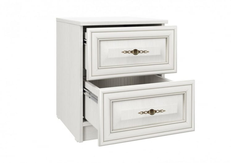 Тумба прикроватная Габриэлла 06.34 Вудлайн кремовый Аруша венге_1