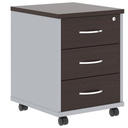 Тумба подкатная ИМАГО ТМ-3.А Венге магия Металлик / IMAGO_0