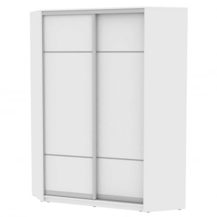 Шкаф-купе ЙА-198х1250-1(Белый-Д4Д4) / YA-198х1250-1(Белый-D4D4)_0