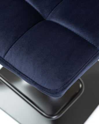 Стул барный ДОБРИН ДОМИНИC (темно-синий велюр (МДЖ9-118)) 2 шт / DOBRIN DOMINIC (MJ9-118))_8