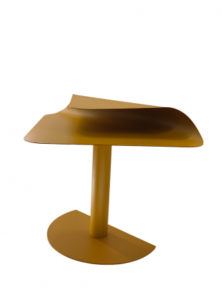 Журнальный столик Корнеа металл желтый / Cornea_1