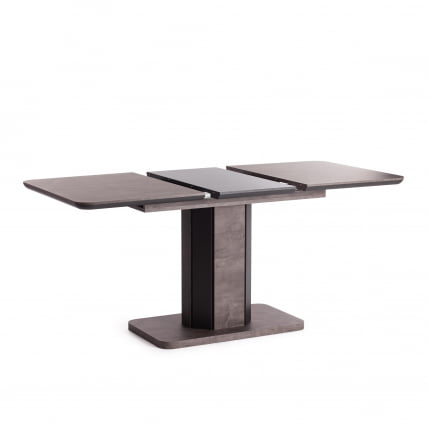 Стол обеденный СКАТ ЛДСП/МДФ, 120-160х80х75 см, Оникс/Графит / SKAT_4