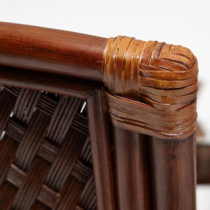 Комплект обеденный АНДРЕА ГРАНД (стол со стеклом+6 кресел+ подушки) Пекан Вашед (античн. орех), Ткань рубчик, цвет кремовый / ANDREA GRAND Pecan Washed_7