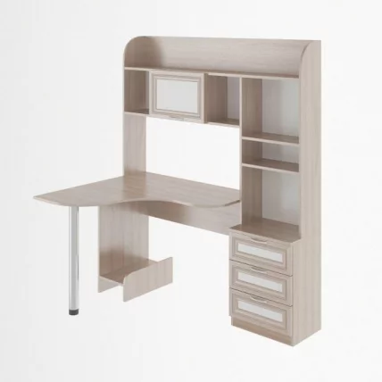 Подростковая Остин №1 Ясень шимо светлый/белый / Ostin_1