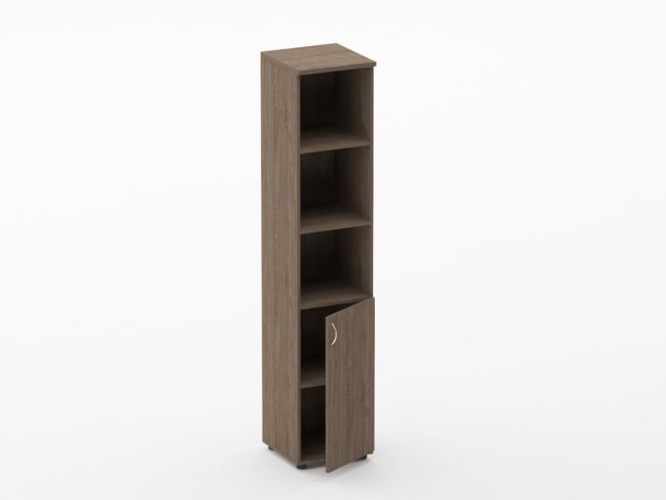 Шкаф высокий полуоткрытый Твин 16.16.14Пр Дуб Верцаска / Twin_1