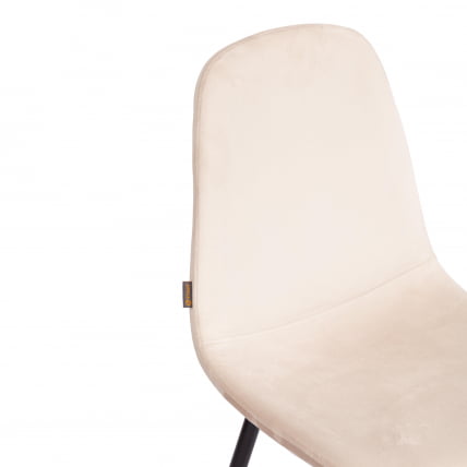 Стул БРЕЕЗЕ (мод. ДЖСC-58) Велюр/металл , 44 х 53 х 86 см, беиге (бежевый) ХЛР2 / черный / BREEZE (mod. JSC-58) beige HLR2_7