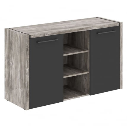 Тумба с фригобаром МОРРИС ТРЕНД МТФ 140 Сосна Нордик Антрацит / MORRIS TREND MTF_0