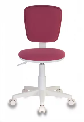 Кресло детское Бюрократ CХ-В204НКС (пластик белый) Розовый 26-31 / CH-W204NX_1