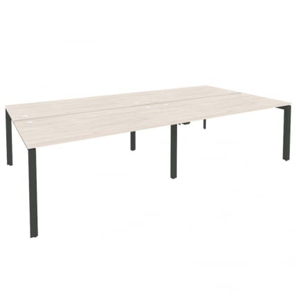 Рабочая станция на П-образном м/к ОНИКС О.МП-Д.РС-4.4.8 Денвер Светлый/Антрацит / ONIX O.MP-D.RS-4.4.8_0