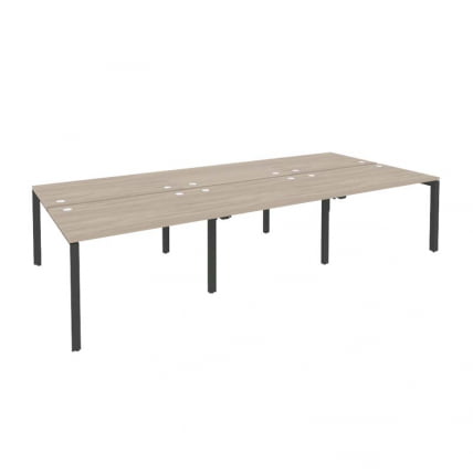 Рабочая станция на П-образном м/к ОНИКС О.МП-Д.РС-6.2.8 Дуб Аттик/Антрацит / ONIX O.MP-D.RS-6.2.8_0