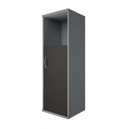 Шкаф средний узкий правый Рива А.СУ-2.1 Пр Венге/Металлик / Riva_0