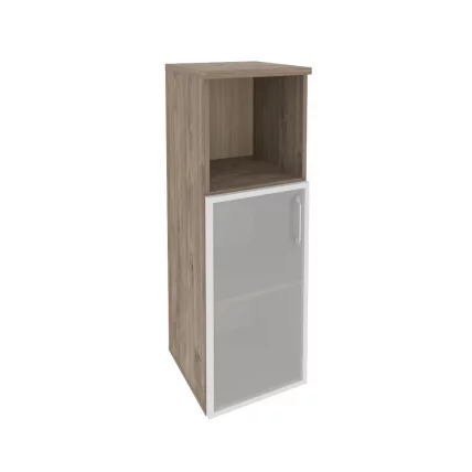 Шкаф средний узкий левый ОНИКС О.СУ-2.2Р(Л) Тиквуд Темный / ONIX O.SU-2.2R(L)_0