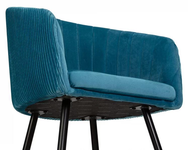 Стул обеденный ДОБРИН МАРЙ Морская волна велюр 1922-7 / DOBRIN MARY_6