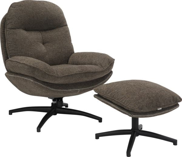 Кресло-реклайнер Еверпроф Лиме Ткань Темно-коричневый / Everprof Lime_0