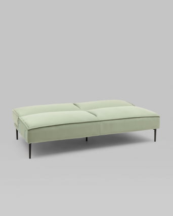 Диван прямой Кассель велюр Светло-салатовый_5