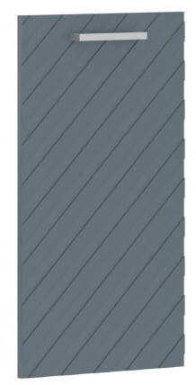 Дверь низкая правая Торр ЛУКС ТЛЛД 42-1 Р Серо-голубая / Torr LUX TLLD R_0