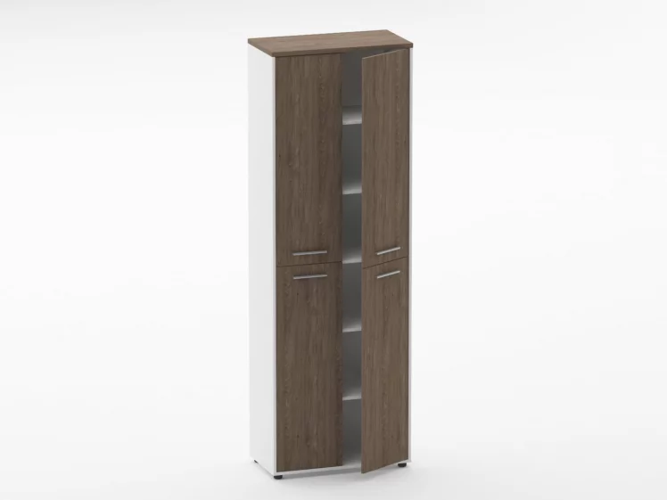 Шкаф 5 широкий закрытый Дека 10.23.161 Дуб Верцаска/Белый / Deka_1