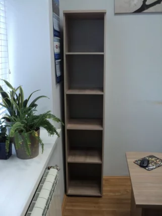 Шкаф для документов узкий Р.П-1 Дуб Кронберг_5