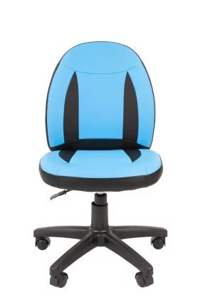 Детское кресло CХАИРМАН КИДС 122 Черный-голубой / CHAIRMAN KIDS_1