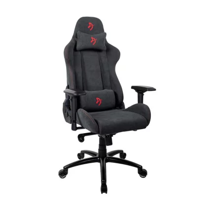 Геймерское кресло Ароззи Верона Сигнатуре Софт Фабриc Черный-красный / Arozzi Verona Signature Soft Fabric_0
